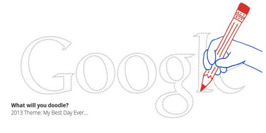 Google kembali buka kompetisi desain Google Doodle