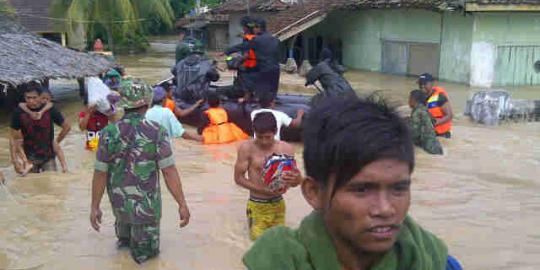 Tunggu perintah, Kopassus siap diterjunkan ke lokasi banjir