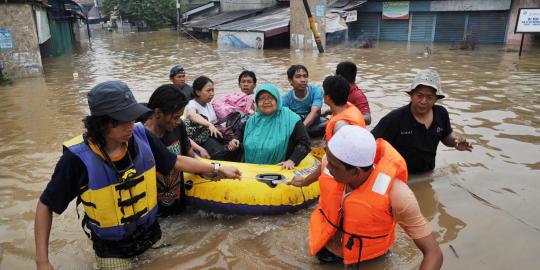 Jokowi: Banjir tahun ini tak separah 2007
