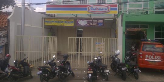 ATM BRI di Indomaret Menteng digondol rampok, Rp 130 juta raib
