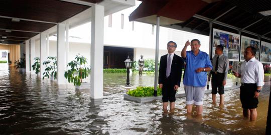 SBY janji akan sekuat tenaga atasi banjir Jakarta
