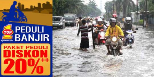 Promo TOP 1 Oil peduli banjir