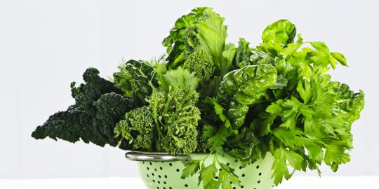 Sayuran berdaun hijau adalah sumber penyakit? | merdeka.com