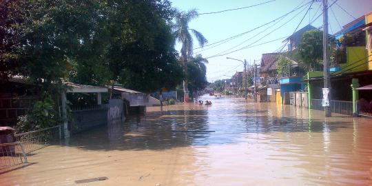 Wali kota Bekasi  Banjir  tahun ini paling besar merdeka com