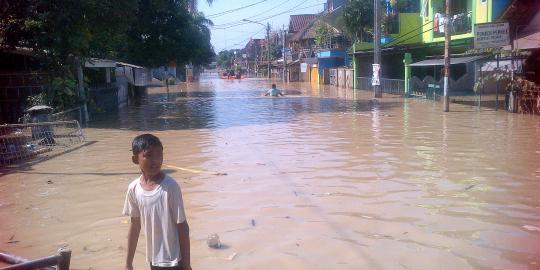 Penyebab banjir besar di Bekasi karena hujan di Gunung Putri
