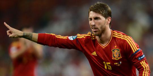 Ramos bicara rivalitas Madrid-Barca di timnas Spanyol