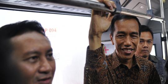 Jokowi resmikan jalur busway Koridor XII Pluit-Tanjung Priok