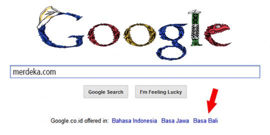 Google tambahkan bahasa Bali dalam mesin pencarinya