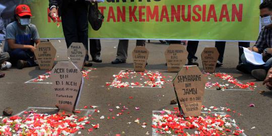 DPR lepas tangan soal pembentukan pengadilan HAM