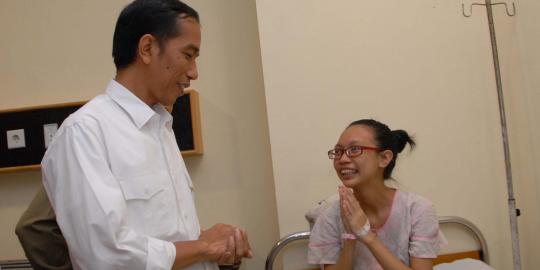 Ibunda Dara senang Jokowi menjenguk anaknya