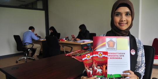 Siang ini, Ananda Mikola dan Moreno daftar caleg Gerindra