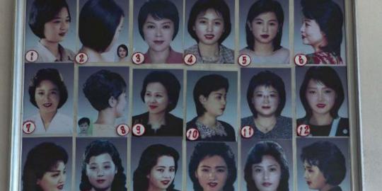 Perempuan Korea Utara hanya punya 18 model rambut