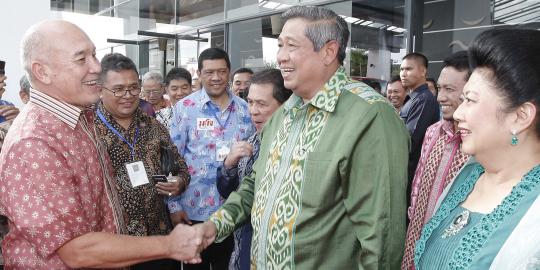 SBY dan Djoko Suyanto kompak nyoblos di Cikeas