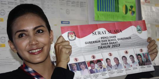 Kalah di quick count, Rieke ngotot masih ada peluang Jabar 1