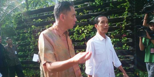 Sambangi Kemendag, Jokowi minum kopi bersama Gita Wirjawan