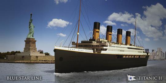 Kapal TITANIC II akan dibangun di China