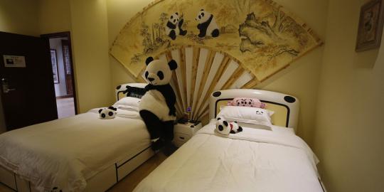 Hotel bertema panda pertama di dunia, mau menginap?