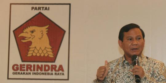  Gerindra: Demokrat panik sehingga halangi pencapresan Prabowo