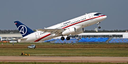 Mengintip kecanggihan Sukhoi Superjet 100 buatan Rusia
