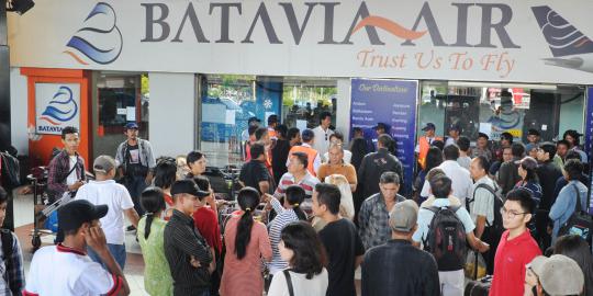 Mandala terbangkan penumpang Batavia Air secara gratis