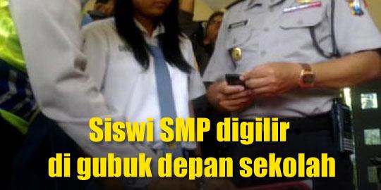 Siswi Smp Digilir Empat Temannya Di Gubuk Depan Sekolah