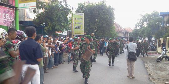 'Personel TNI bakar Mapolres OKU karena komunikasi buruk'