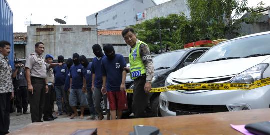 Polsek Tanah Abang ringkus 9 pelaku pencurian mobil motif bius