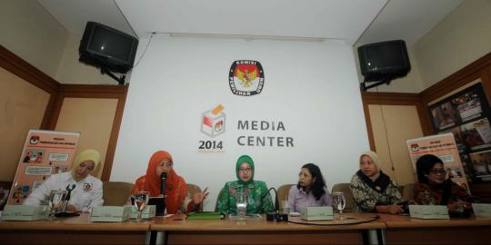 Kaum hawa gelar diskusi 'Caleg Perempuan 2014' di KPU