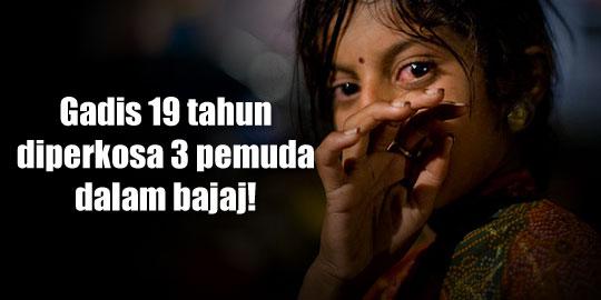 Gadis India diperkosa dalam Bajaj