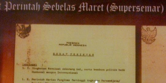 Tanda tangan Soekarno di 'Supersemar' itu palsu