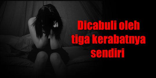 Dicabuli 3 kerabatnya, WDR hamil 4 bulan dengan gangguan jiwa