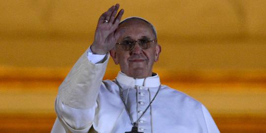 Paus baru bernama Fransiskus I