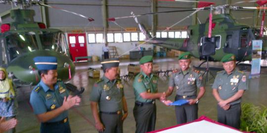 PT DI serahkan 6 helikopter Bell-412 EP pesanan TNI AD