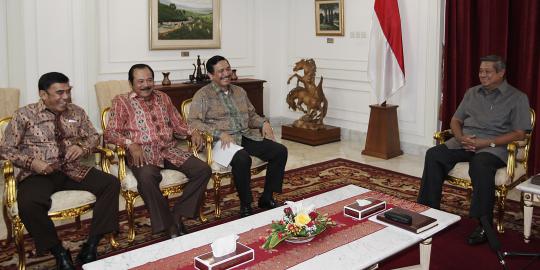 Bertemu dengan 7 jenderal, SBY bahas 6 nama capres