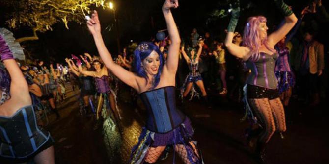 Mardi Gras ala New Orleans, parade seks berbalut tradisi 