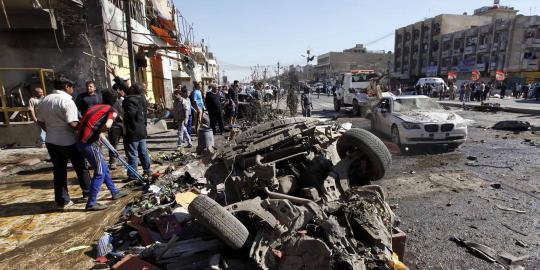 Serangan bom di Baghdad, lebih dari 57 orang tewas di tempat