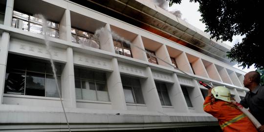 Polisi enggan tanggapi sistem alarm di Gedung Setneg
