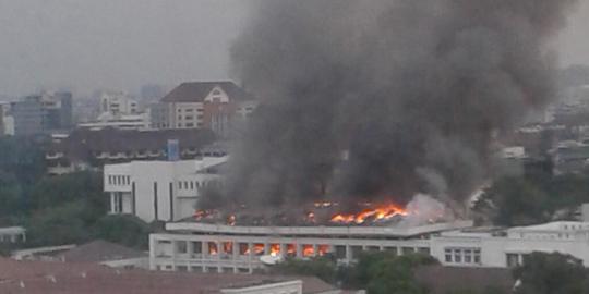 Gedung Setneg terbakar, politikus PKS kritik keras pemerintah