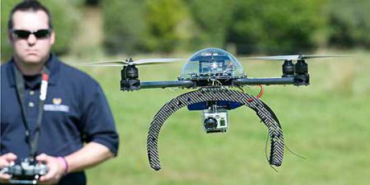 Tampilan keren, Hexacopter makin populer