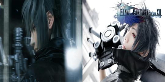 Cosplay Final Fantasy Versus XIII 'dirilis' dahului game aslinya