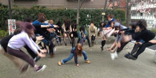 Jurus kamehameha, tren foto terbaru remaja Jepang 