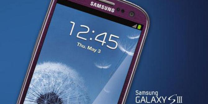 Samsung sediakan Galaxy  SIII berwarna ungu  merdeka com