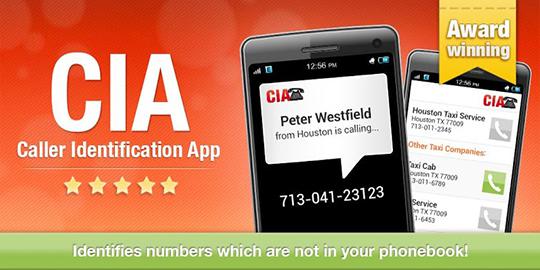 Caller Identification App (CIA), aplikasi pelacak nomor asing