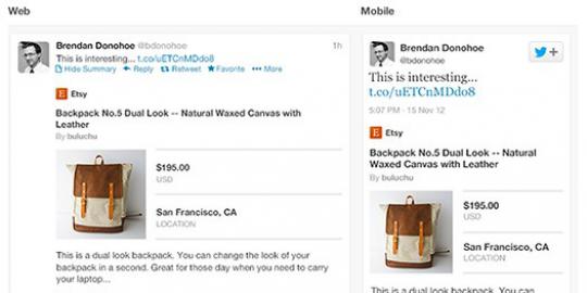 Twitter semakin canggih dengan fitur Cards
