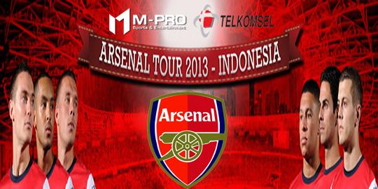 Telkomsel jual tiket Arsenal vs Indonesia Dream Team