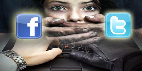 Kejahatan seksual menggunakan Facebook dan Twitter meningkat