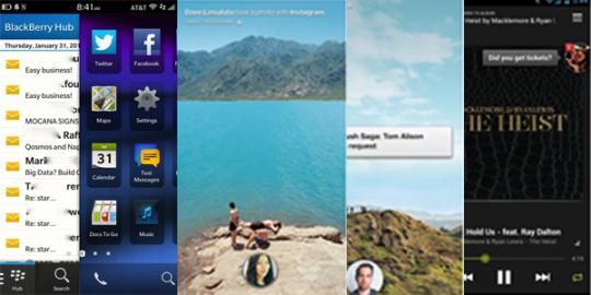 Facebook Home, BlackBerry Hub rasa Android