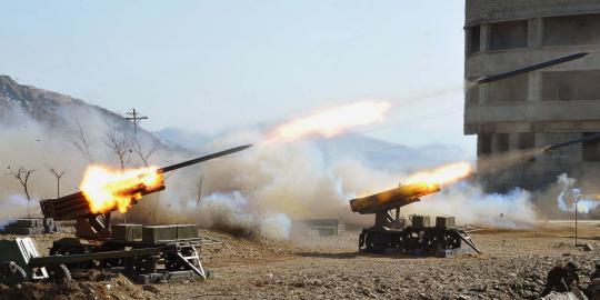 Korea Utara siagakan dua rudal jarak menengah 