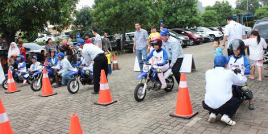 Yamaha ajari anak-anak safety riding di Mall