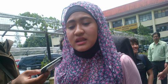 Fanny dilaporkan Aceng atas dugaan pemerasan dan penipuan